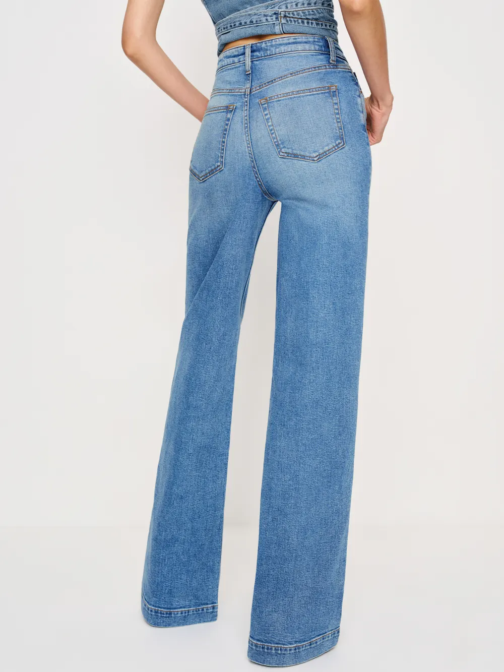 Bex Super Stretch High Rise Wide Leg Jeans 2 Bex Super Stretch High Rise Wide Leg Jeans