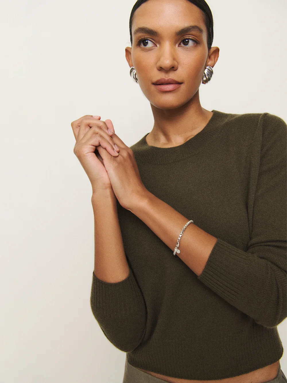 Dana Cashmere Crew Sweater 2 Dana Cashmere Crew Sweater