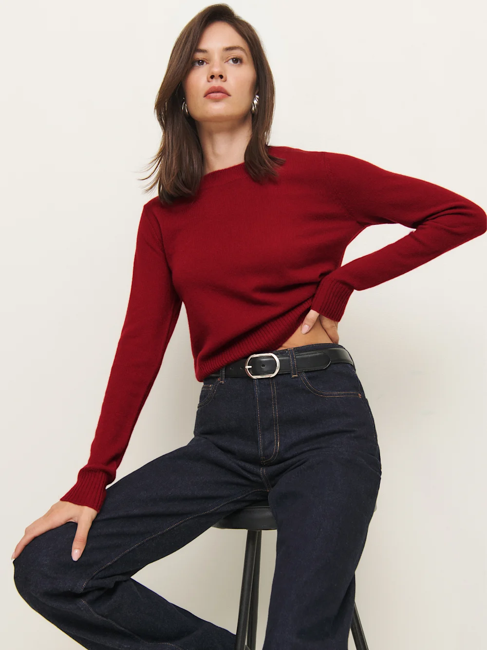 Dana Cashmere Crew Sweater 4 Dana Cashmere Crew Sweater