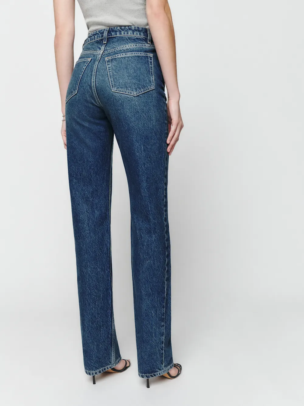 Cynthia High Rise Straight Long Jeans 3 Cynthia High Rise Straight Long Jeans