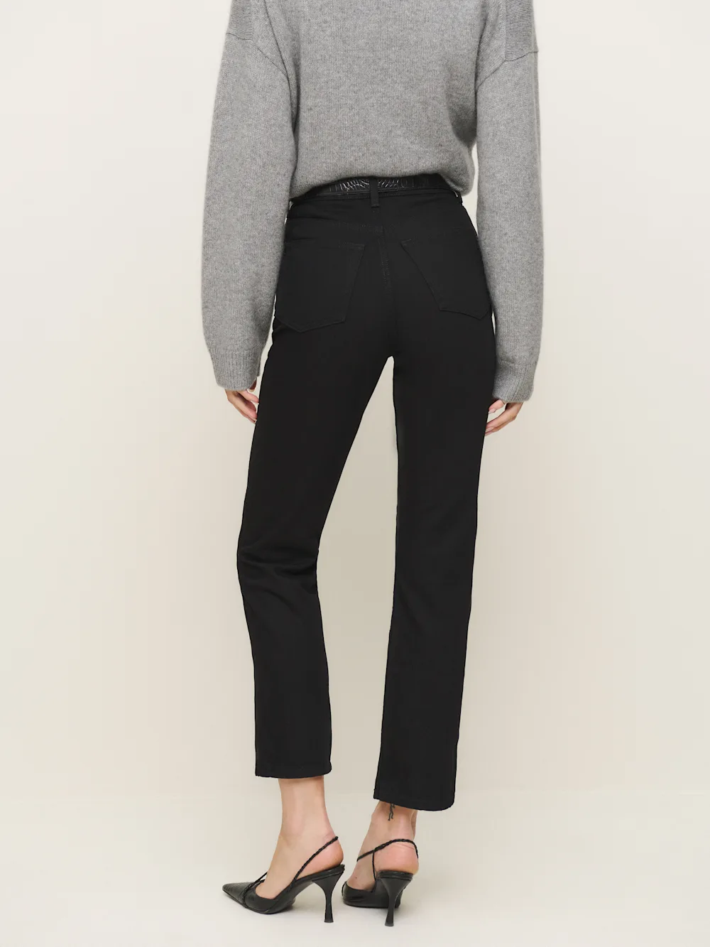 Cynthia High Rise Straight Cropped Jeans 3 Cynthia High Rise Straight Cropped Jeans