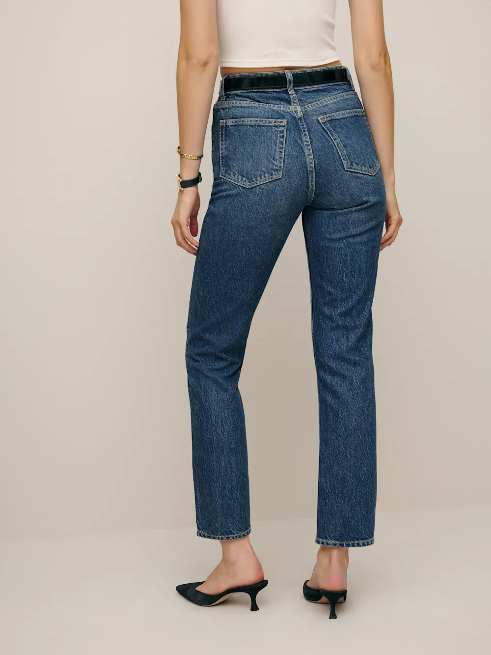 Cynthia High Rise Straight Cropped Jeans 4 Cynthia High Rise Straight Cropped Jeans