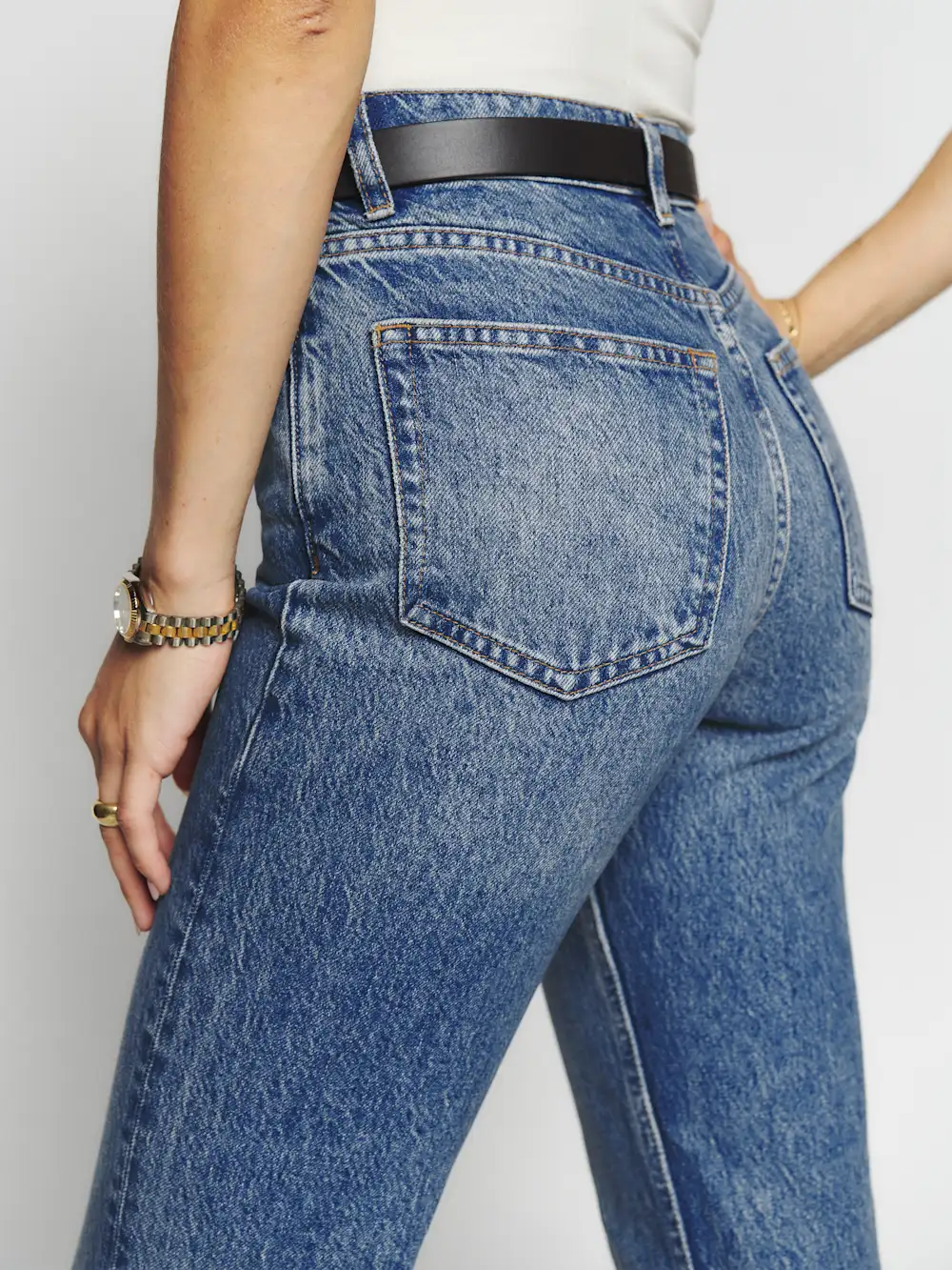 Cynthia High Rise Straight Cropped Jeans 5 Cynthia High Rise Straight Cropped Jeans