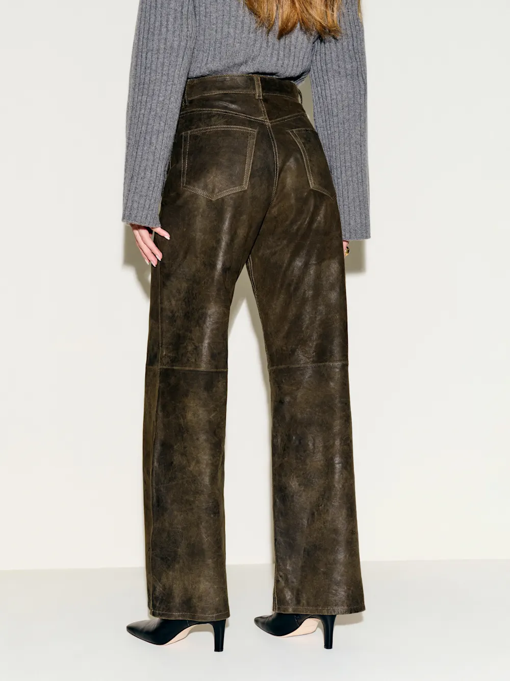 Veda Kennedy Wide Leg Leather Pant 3 Veda Kennedy Wide Leg Leather Pant