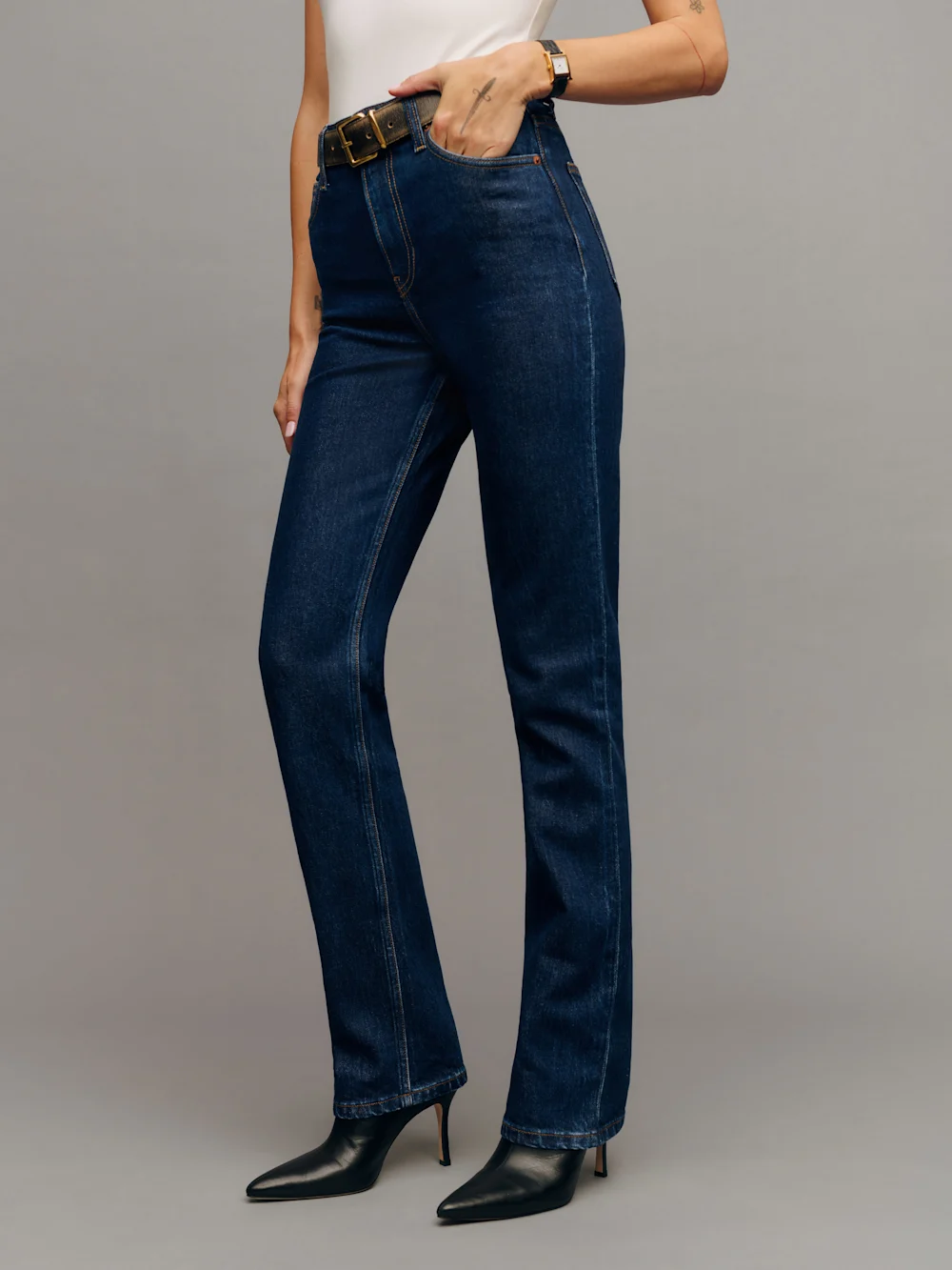 Jax Stretch High Rise Straight Jeans 2 Jax Stretch High Rise Straight Jeans