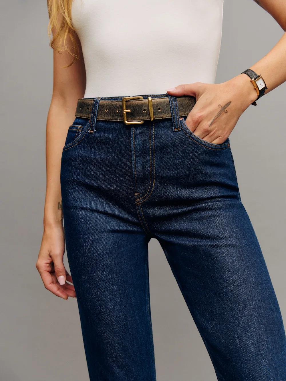 Jax Stretch High Rise Straight Jeans 3 Jax Stretch High Rise Straight Jeans