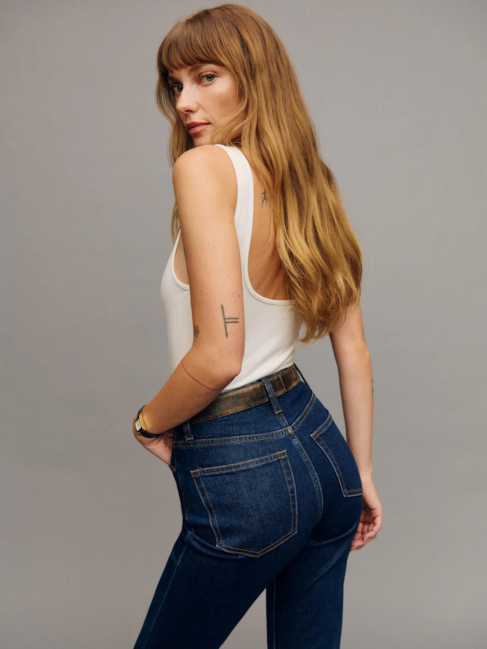 Jax Stretch High Rise Straight Jeans 4 Jax Stretch High Rise Straight Jeans